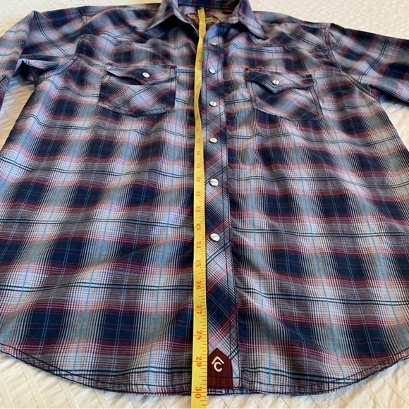 Vintage Rafter western snap up button shirt - Picture 3 of 10